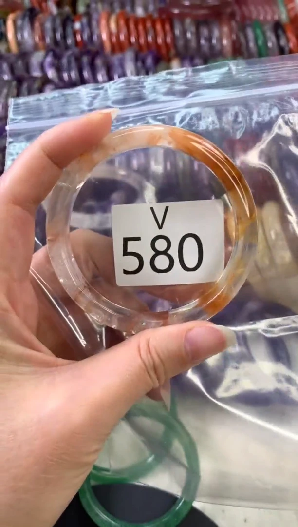 【闪购商品】水晶水晶手镯V未镶嵌580-59