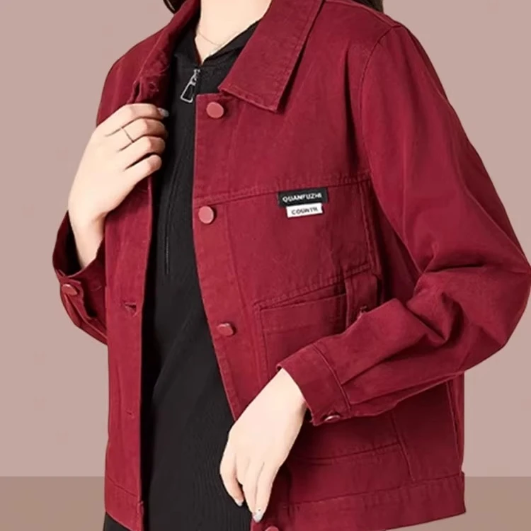 短款宽松薄款牛仔外套女2025春秋新款休闲设计感小众夹克流行上衣