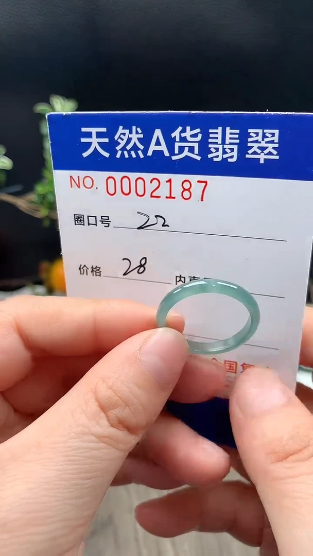 未镶嵌戒指翡翠22#