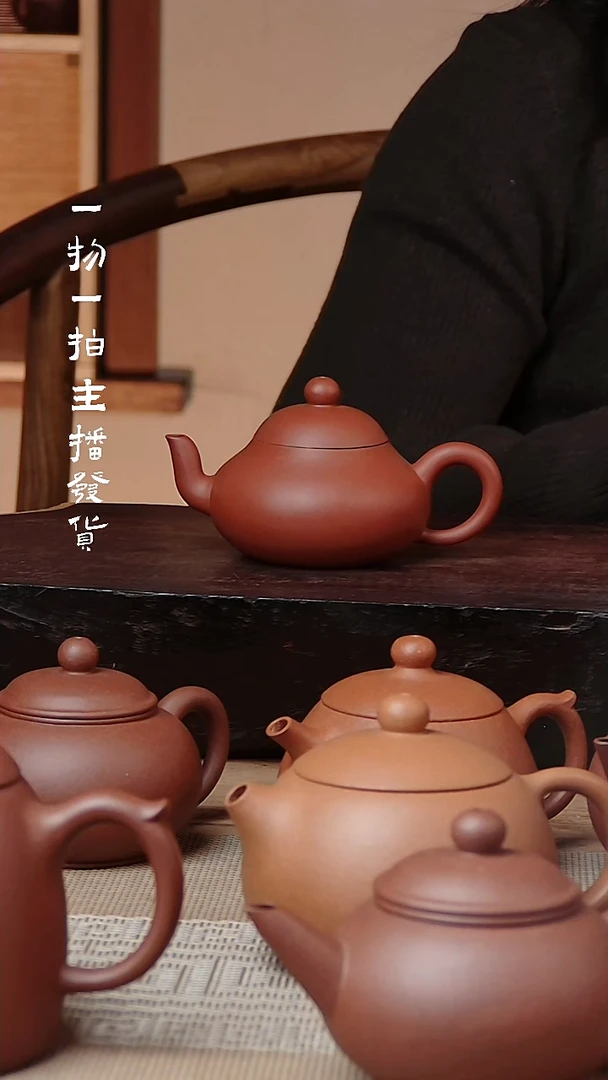 茶壶紫砂朱泥半手梨式100cc