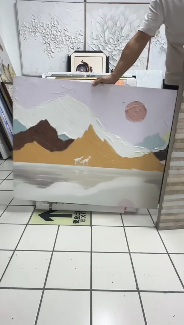 横款168美术馆 装饰画100*75