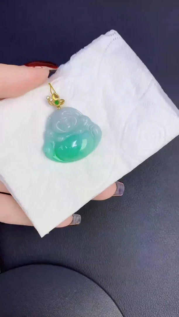 颈饰未镶嵌翡翠缅甸天然翡翠A货