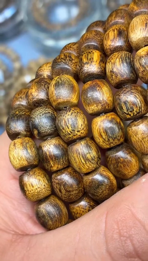 沉香手串 海南红金猊老型单圈1.0+多样性发其一