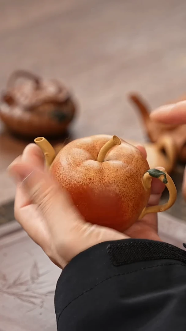 茶壶紫砂平安果平安果