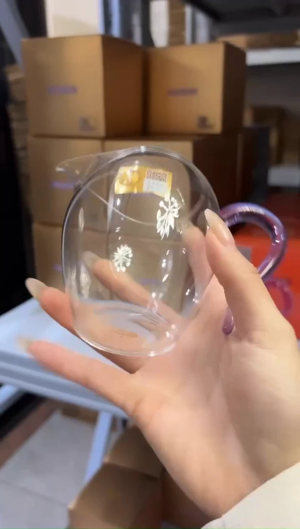 禾器 怡然浅紫色公道杯