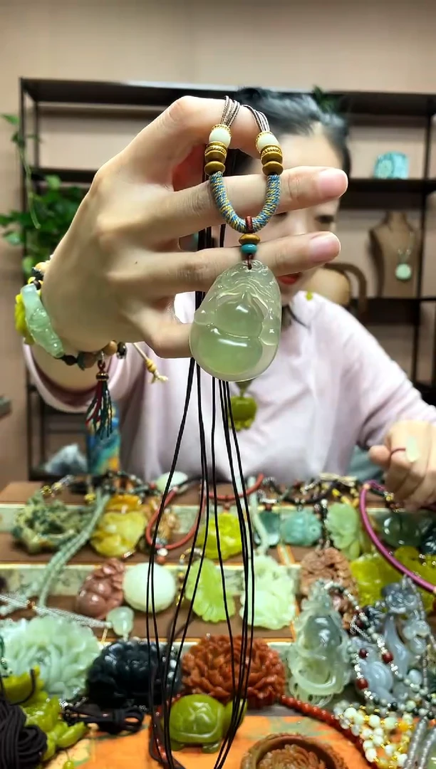 未镶嵌岫玉吊坠昭****愿·1