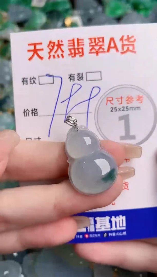 翡翠18K金镶嵌颈饰1002527100