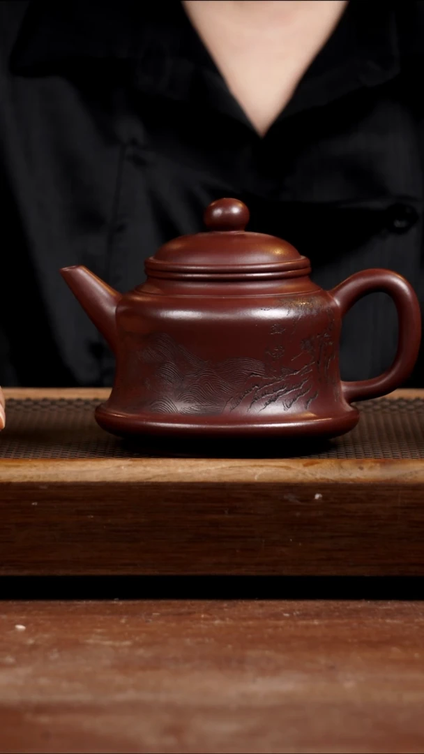 茶壶紫砂老紫泥怀远500CC