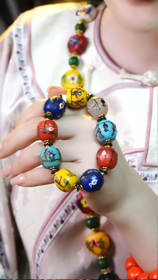 琉璃DIY复古百搭手串