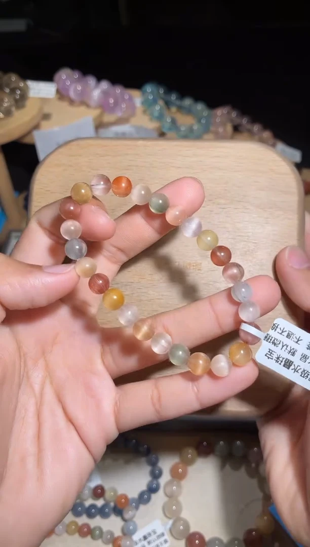 未镶嵌手链水晶34号多样性发一V 7+