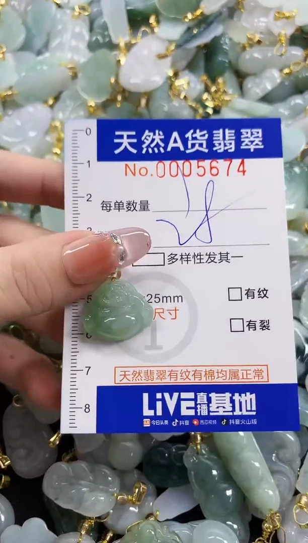 颈饰未镶嵌翡翠天然A货翡翠