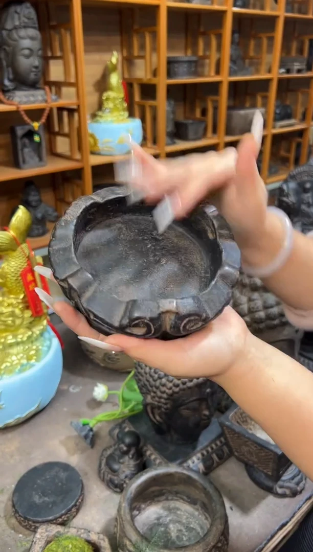 陶土【火山泥】金箍坛底座