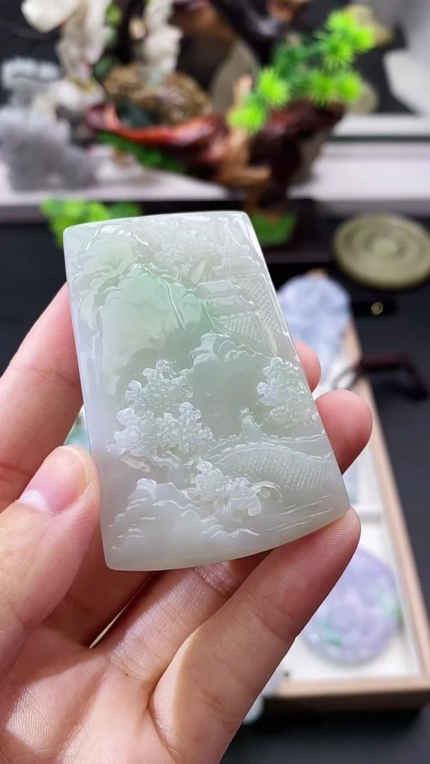 颈饰未镶嵌翡翠天然缅甸A货翡翠