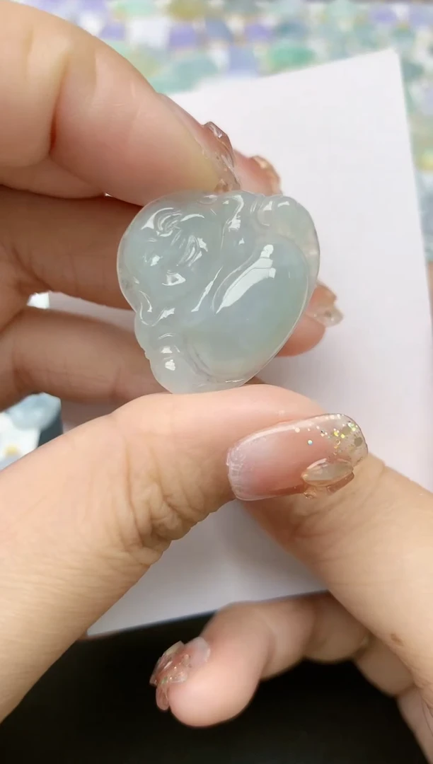 翡翠未镶嵌颈饰天然翡翠A货