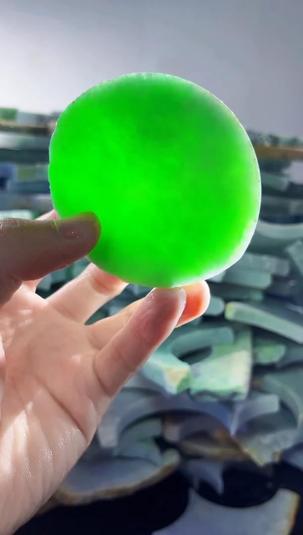 裸石翡翠缅甸翡翠A货文2173