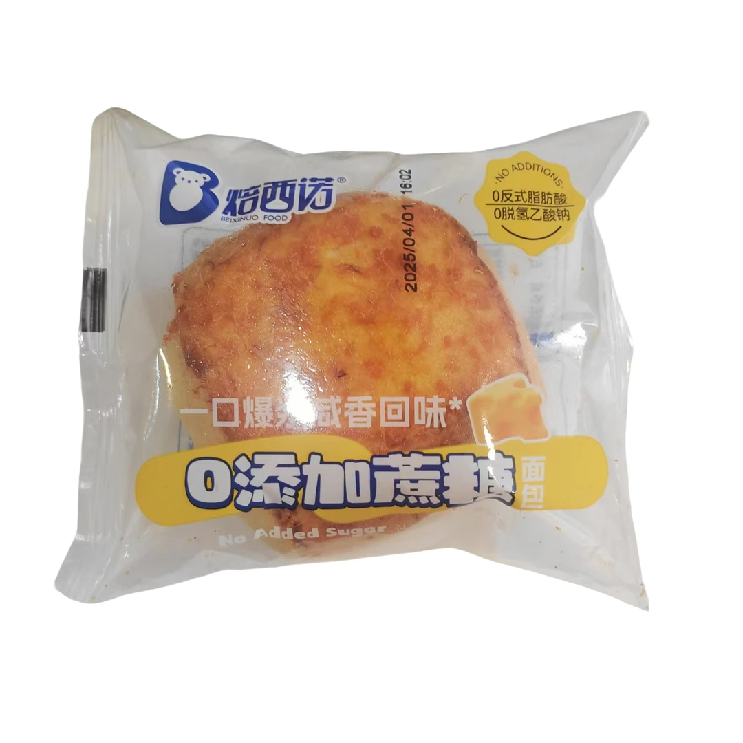 焙西诺0添加蔗糖面包80g