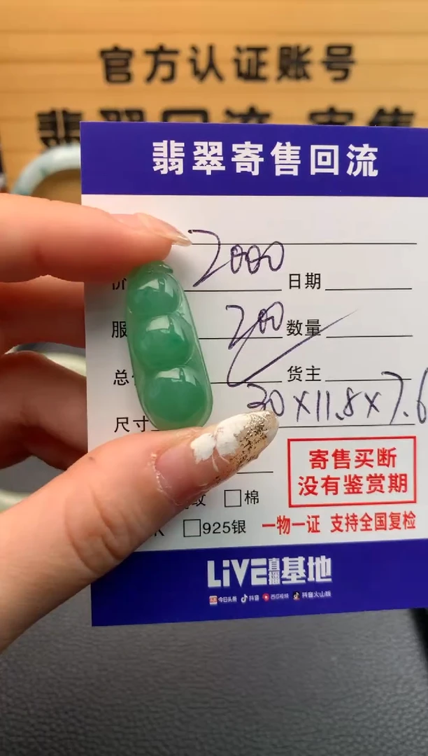 【闪购商品】翡翠颈饰未镶嵌21009975