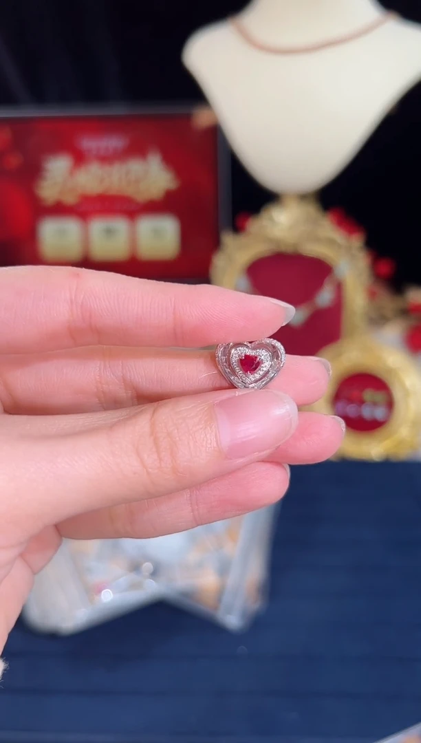 【闪购商品】红宝石颈饰18K金镶嵌BN11123#-W#75