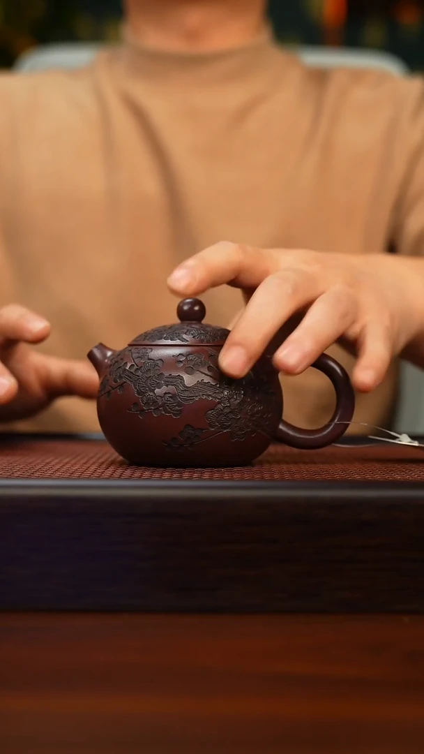 茶壶紫砂原矿紫砂手工茶壶