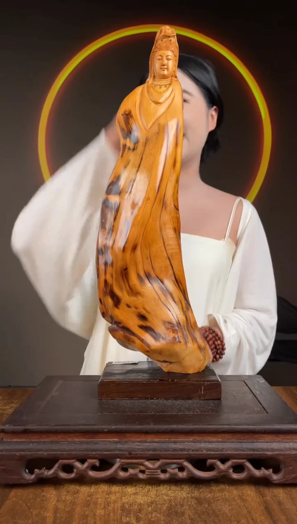 柏木（崖柏）手工摆件,先抢先得! 编号:45