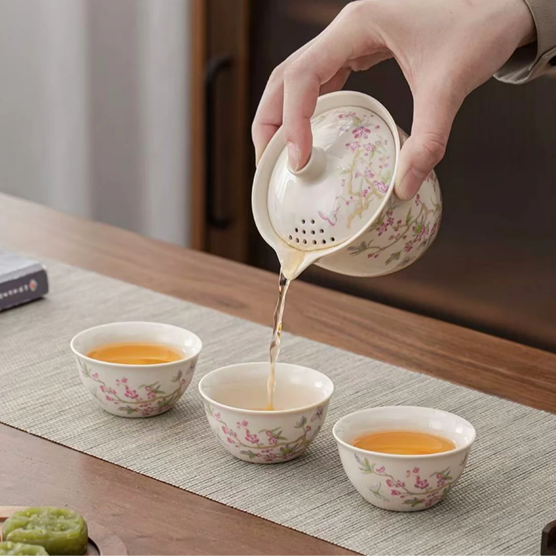 紫藤花一壶三杯607011