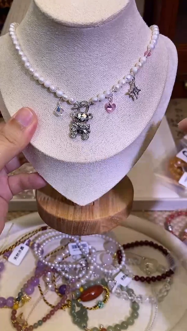 淡水珍珠未镶嵌颈饰4605