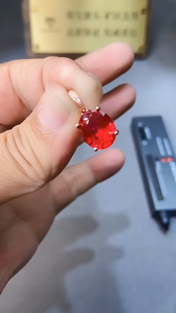 【闪购商品】红宝石颈饰银S925镶嵌354