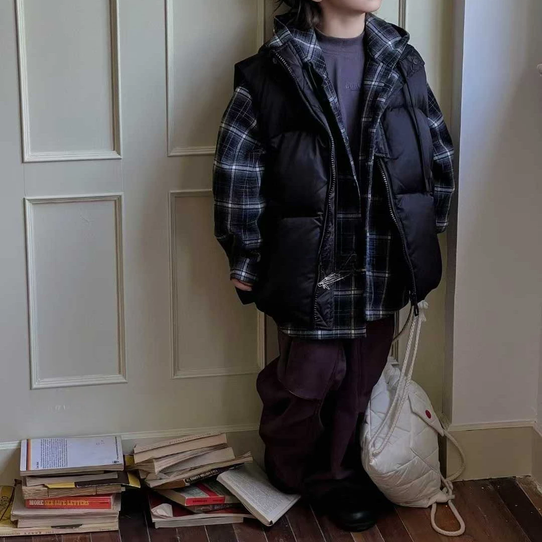 《昊妈家》长袖时尚休闲百搭  马甲5606