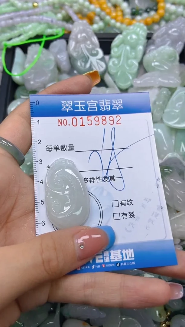 翡翠未镶嵌颈饰闪购0159892