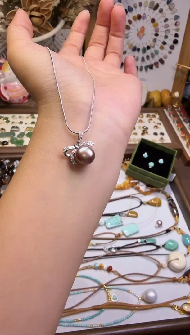 水晶摆件未镶嵌项链