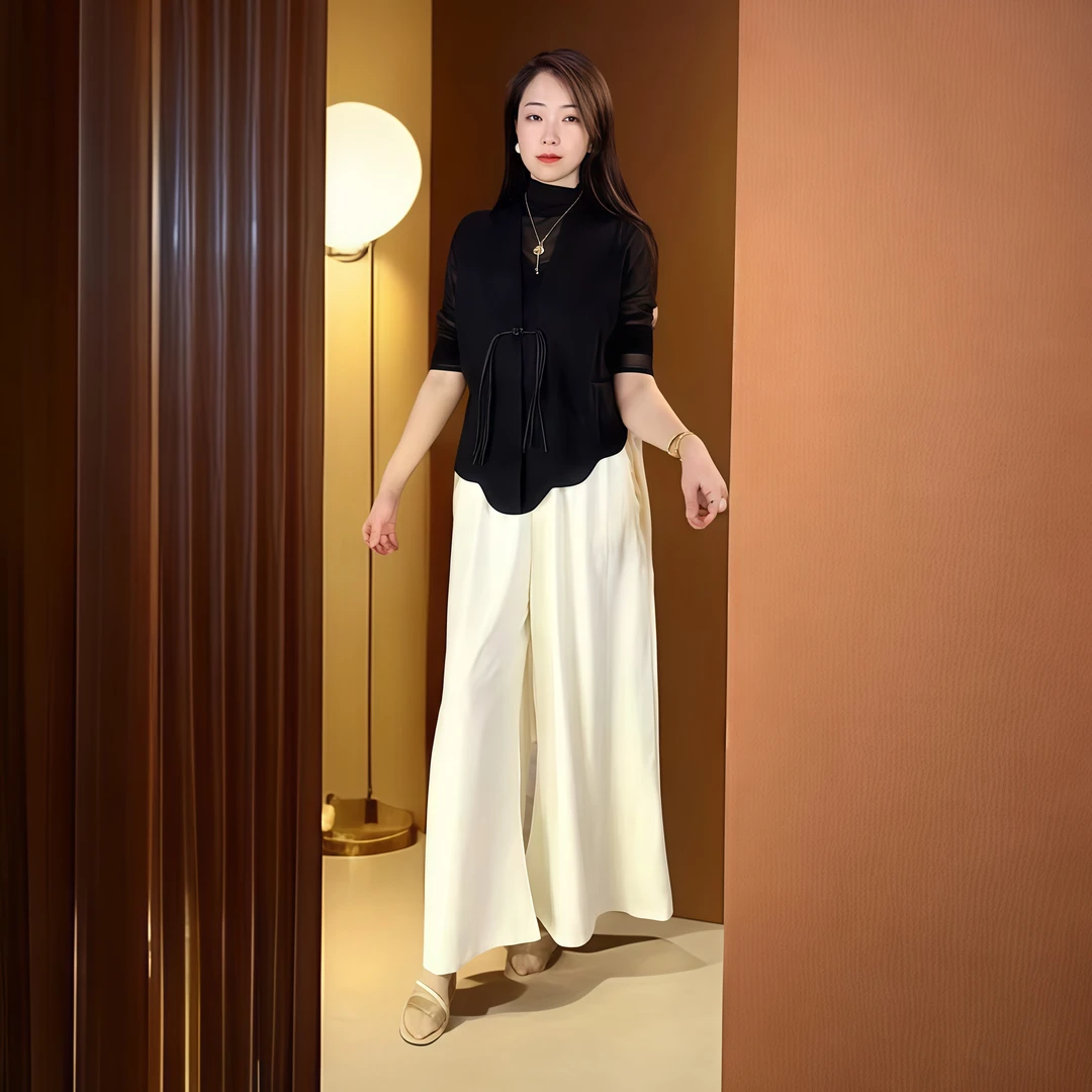 时尚百搭无袖宽松休闲轻奢设计师马甲G596