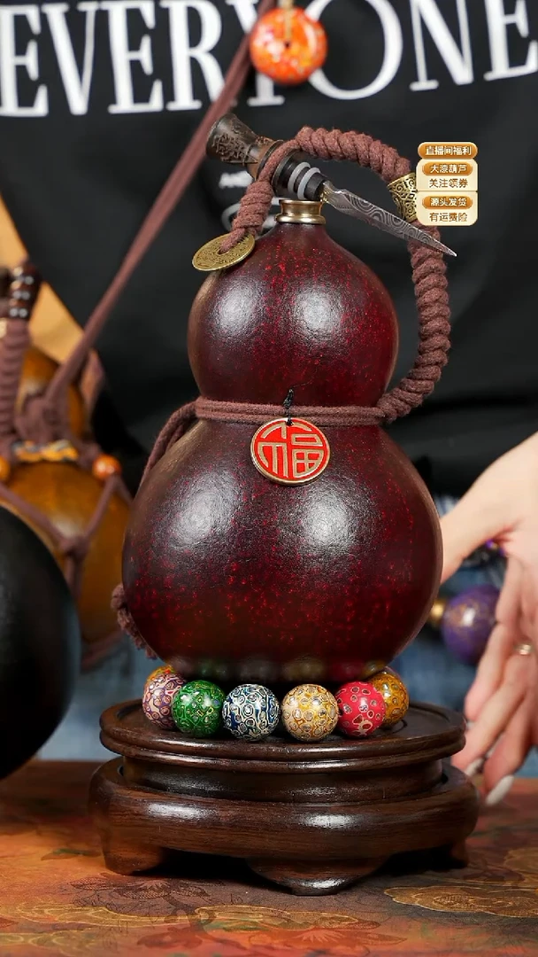 WG153网兜款葫芦不包手串及旋转底座