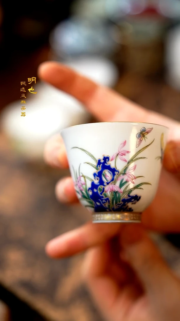 【闪购商品】1明也茶器/ 十二花神杯一个