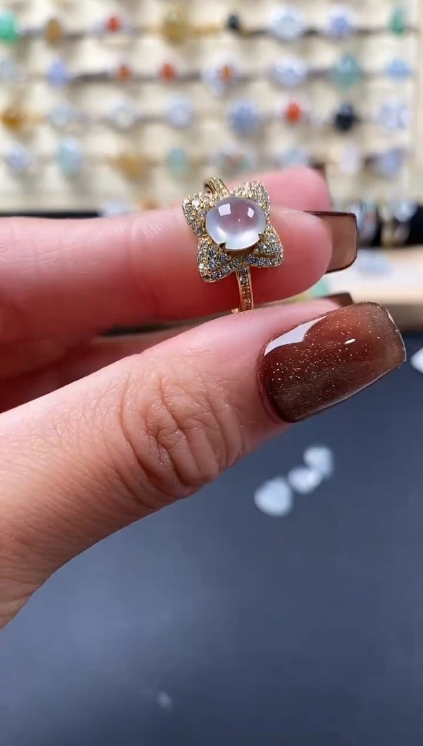 未镶嵌戒指翡翠5555555+7