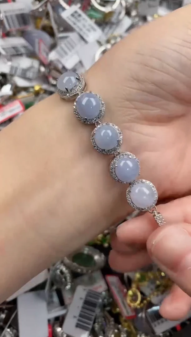 银S925镶嵌戒指翡翠101010---3