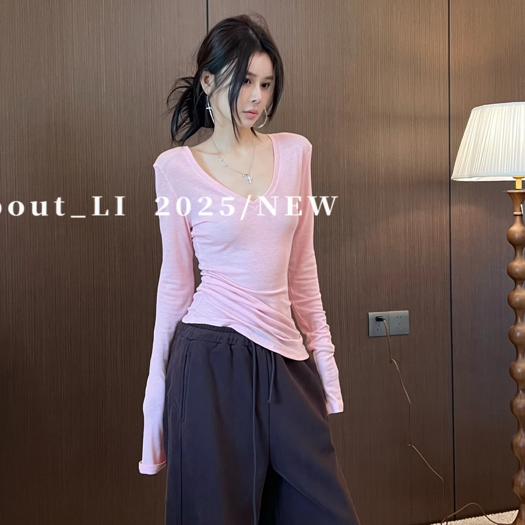 【YUAN  LI】推荐天丝羊毛微修身气质显瘦打底杉（建议手洗）