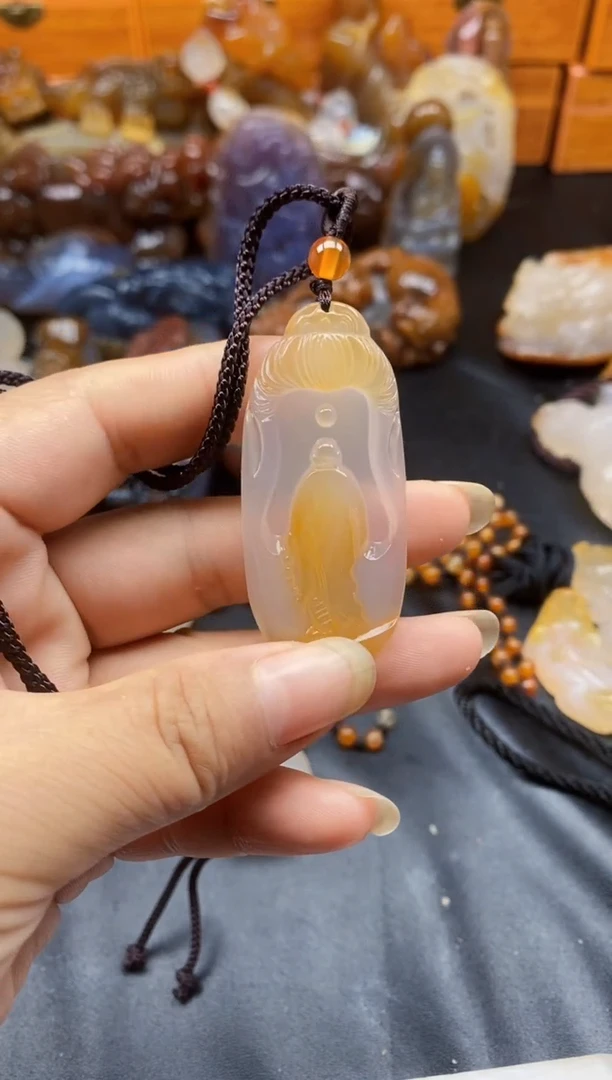 未镶嵌1玛瑙/玉髓萍*hh