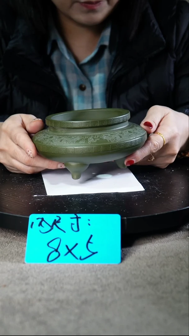 宜兴紫砂花盆小盆