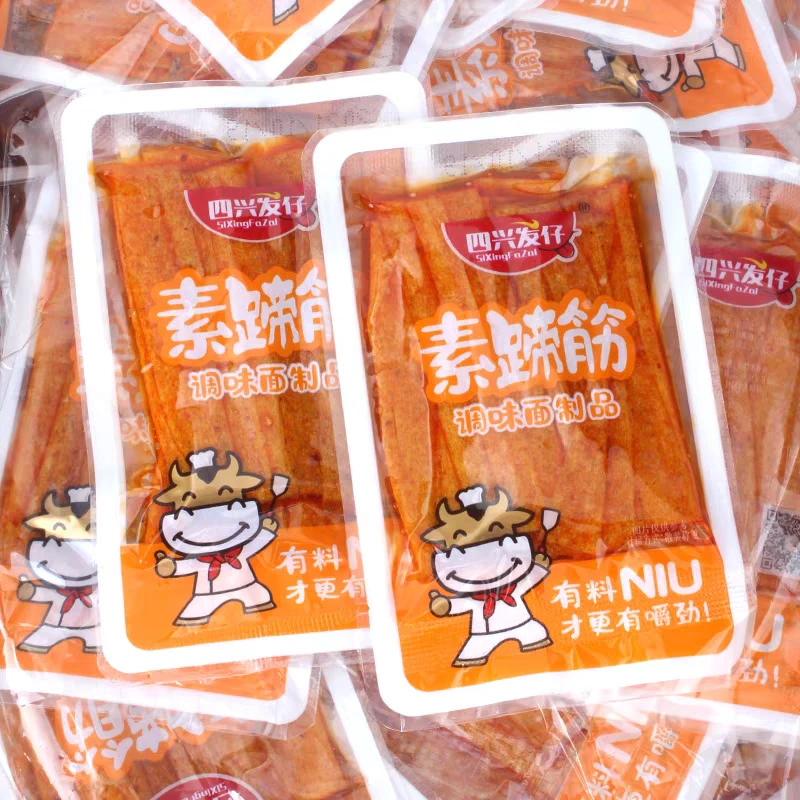 麻辣味老式网红辣条素牛筋解馋童年回忆小零食