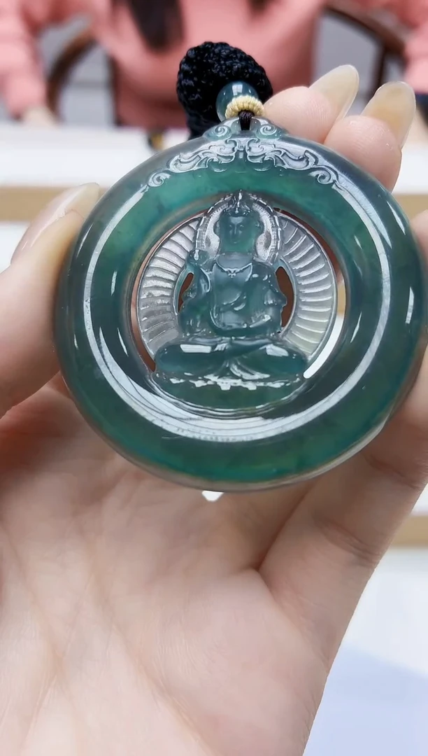 未镶嵌定制翡翠4852jw-毛货挂件42