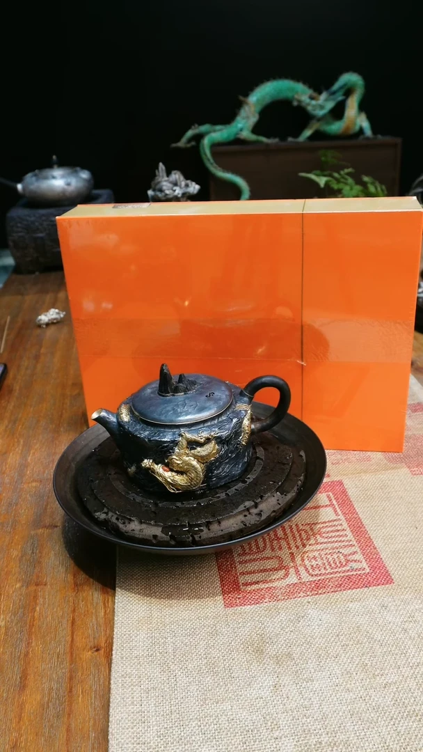 【闪购商品】茶盏欲山行 黑龙汉瓦壶