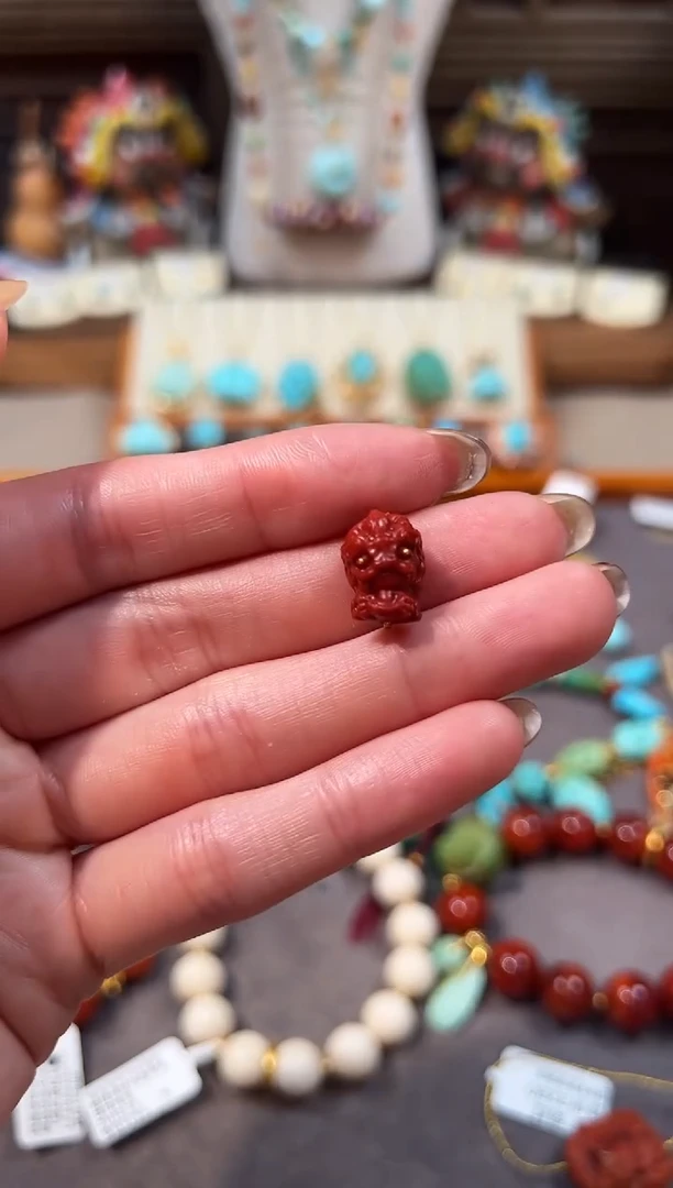 未镶嵌配饰南红玛瑙南红配饰醒狮