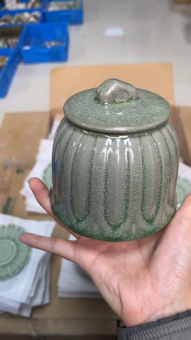 陶瓷百级碎茶叶罐（一个）