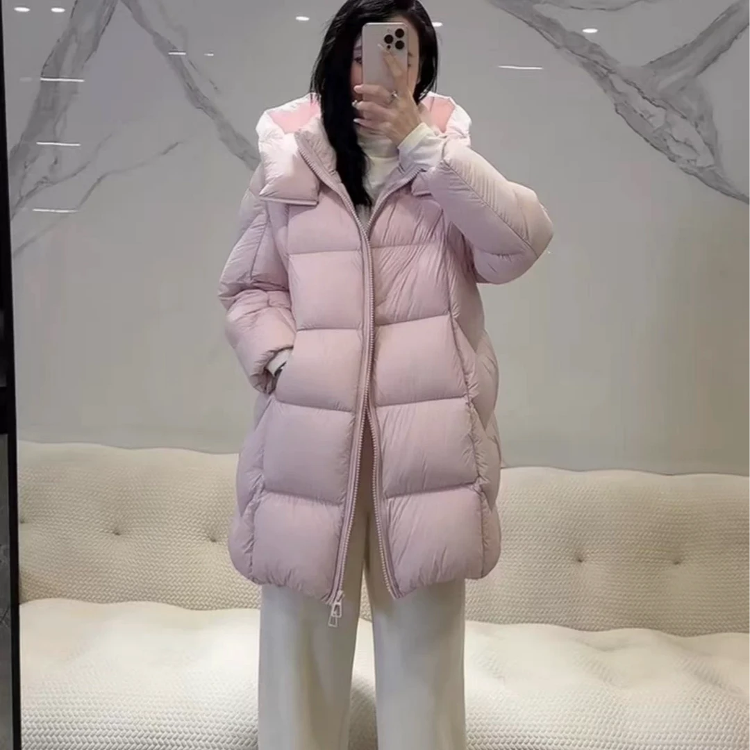 王姐专属-2025冬季新品韩系超轻连帽云朵泡芙鹅绒服【斯-259670】