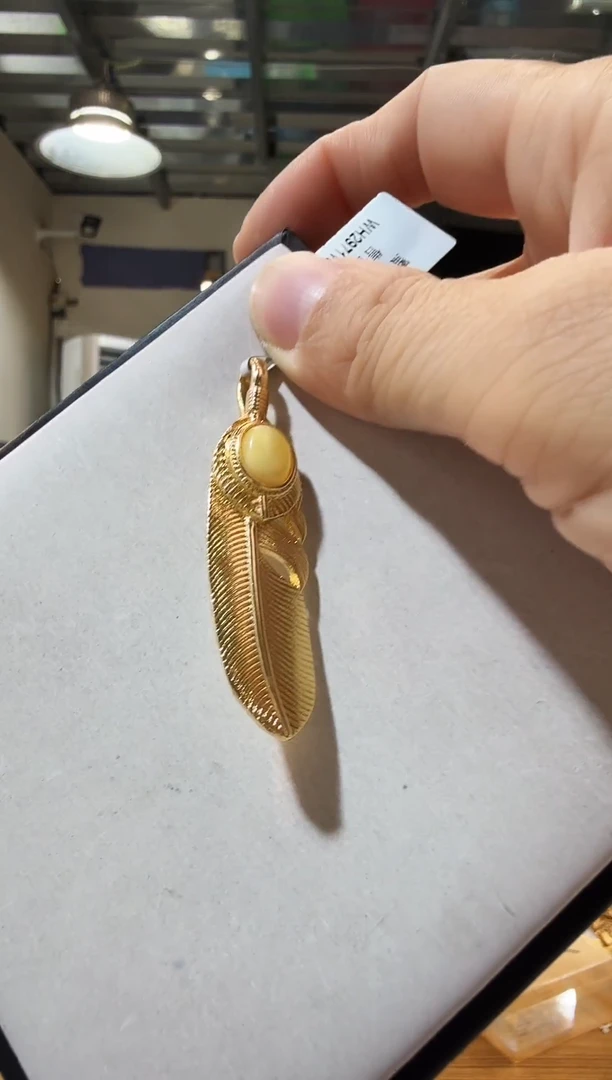 蜜蜡吊坠(不含链)未镶嵌优0982
