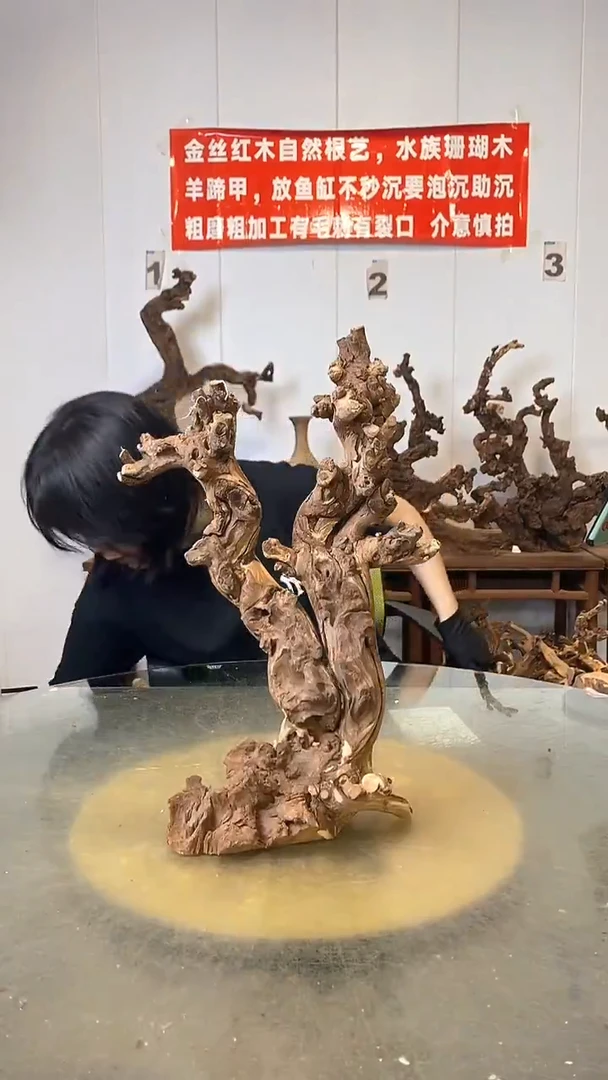 香榧木人****石金丝红木   羊蹄甲