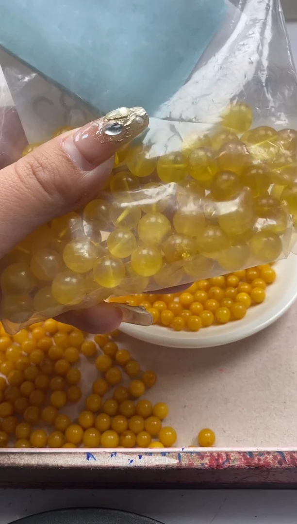 【闪购商品】蜜蜡颈饰未镶嵌w1582蜜蜡一代10mm*1个