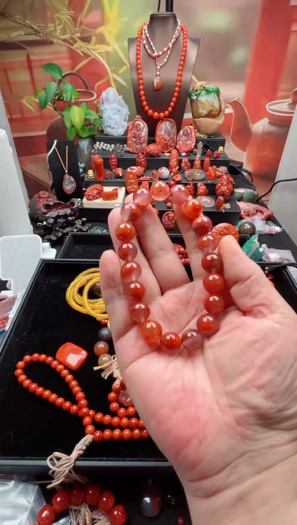 未镶嵌手链南红玛瑙手串