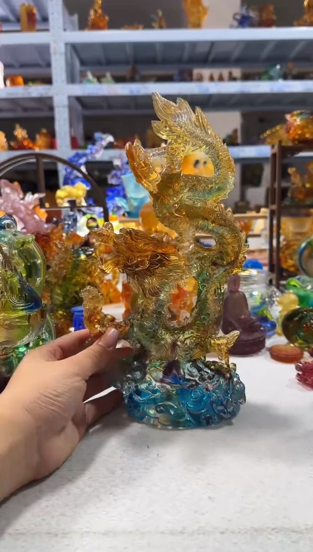 琉璃手工艺品飞龙在天