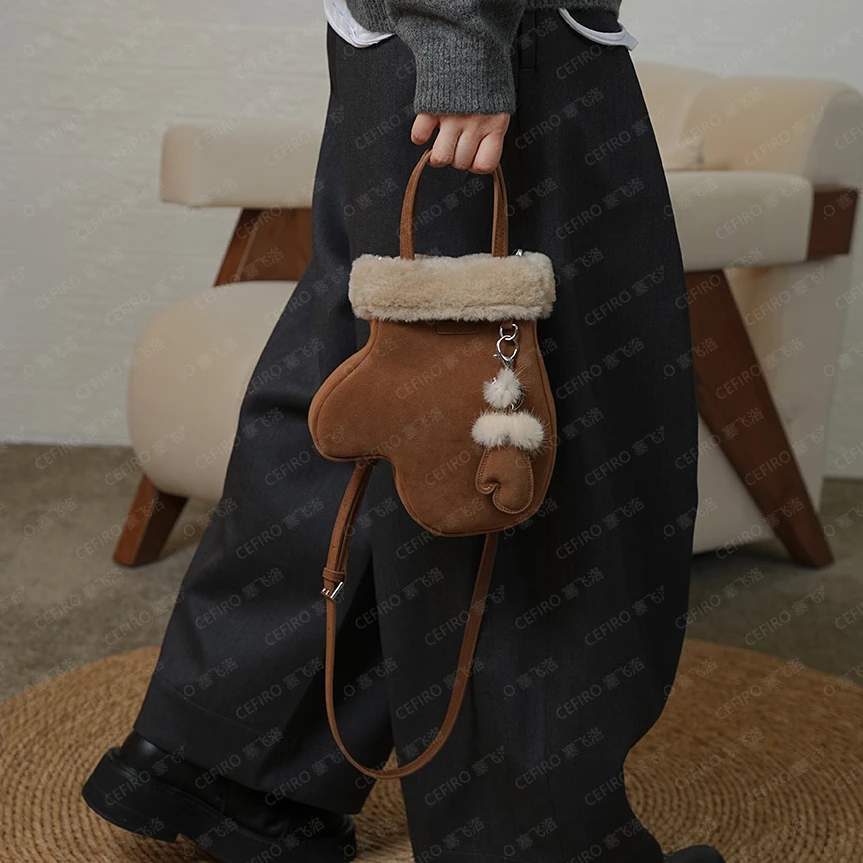 【塞飞洛】牛皮美拉德手拎包秋冬百搭单肩手提斜跨包 1123